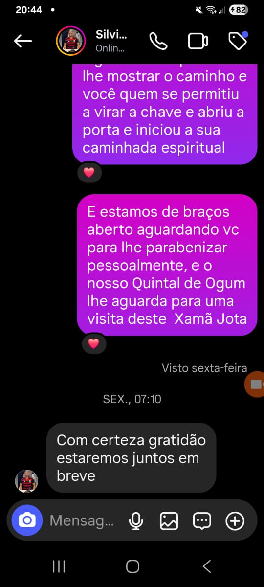 Depoimento de Silvia via WhatsApp parte 2
